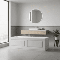 Stone Grey Ash Victoriana Bath Panel 1800mm