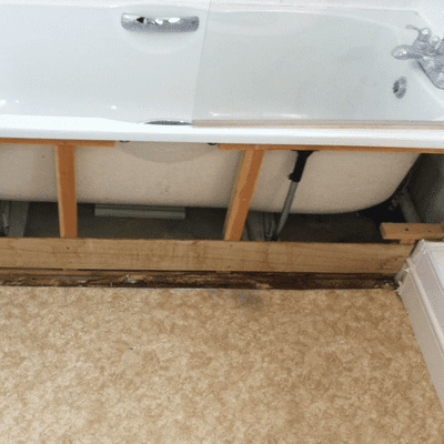 Straight Bath Panel Installation