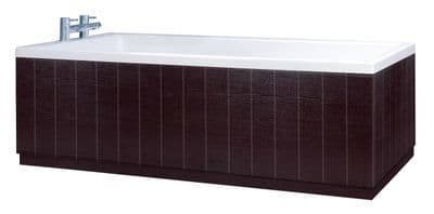 Tongue and Groove Wenge 2 Piece adjustable Bath Panels