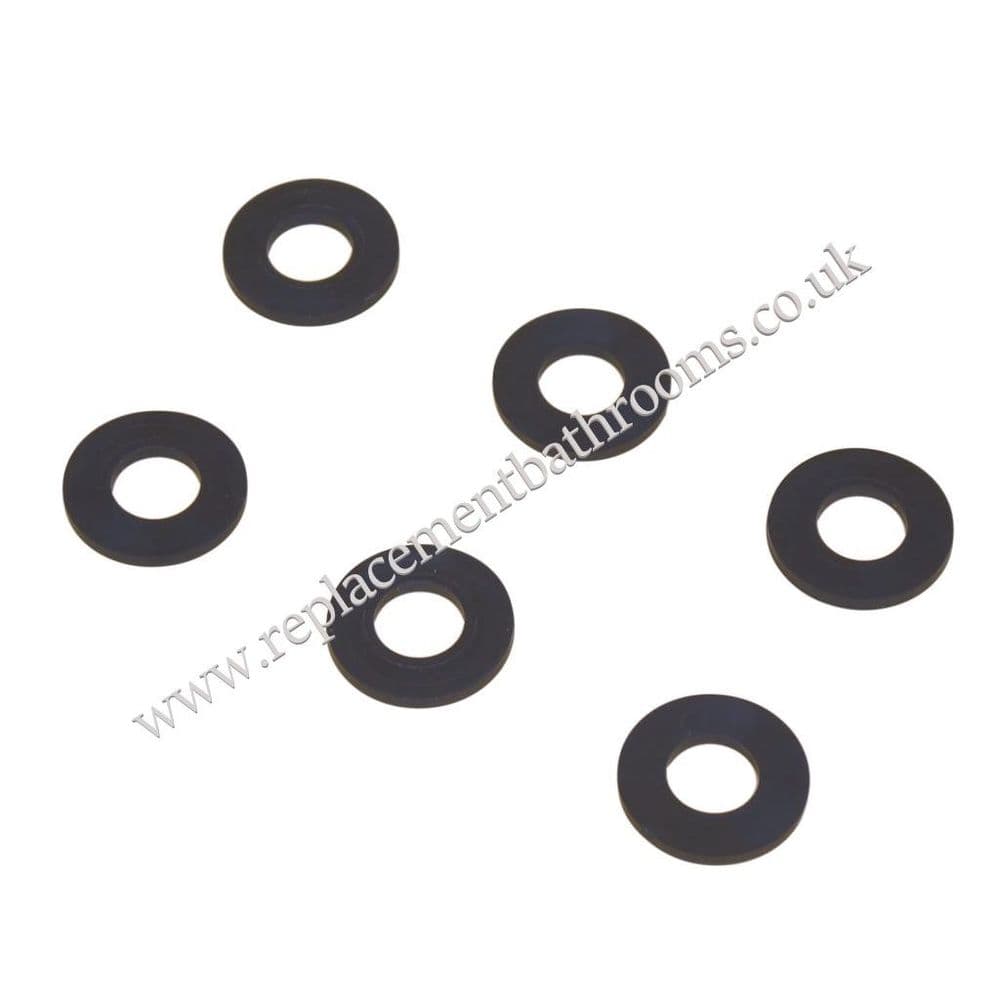 1/2" shower hose replacement washers ( Pk 6 )