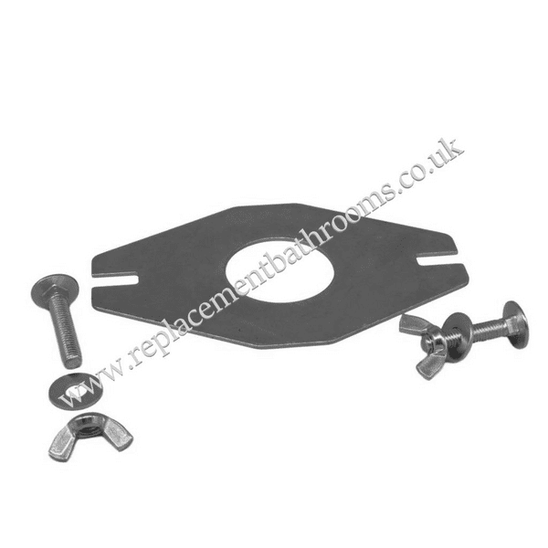 IDEAL STANDARD close coupling plate & bolts