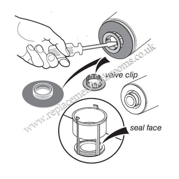 Ideal Standard Dual Flush Valve replacement outlet seal