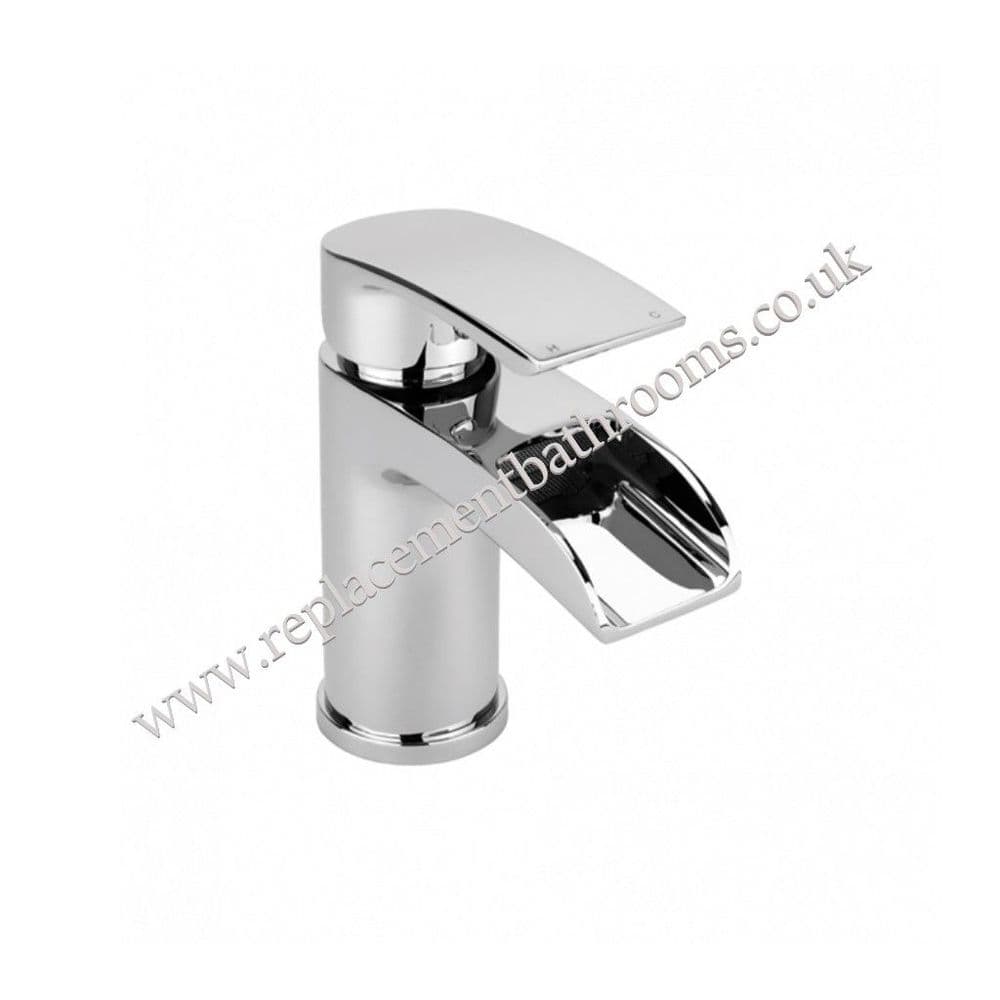 Modern round design waterfall mono basin mixer