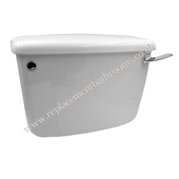 Old size CLOSE COUPLED WC toilet cistern (white)