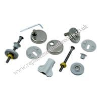 Pressalit (D15) soft close toilet seat hinge mountings ( bottom fix )