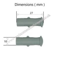 Pressalit TIVOLI toilet seat hinge bushes (pair)