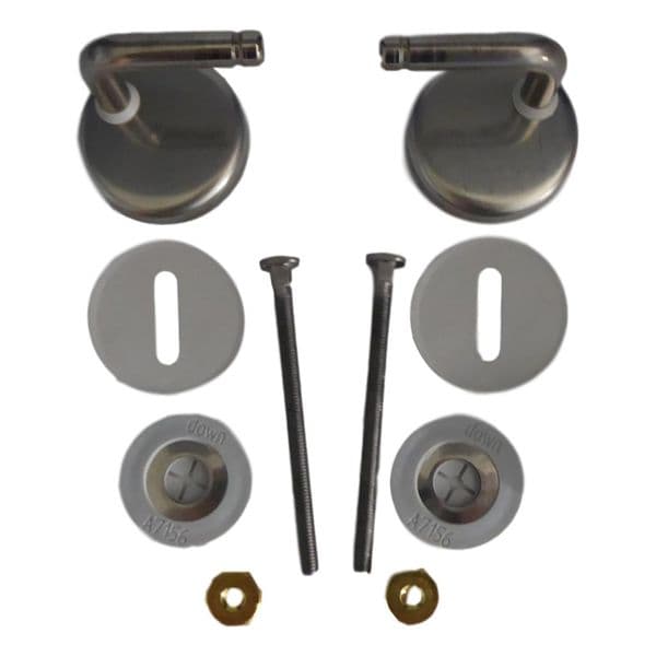 Pressalit TIVOLI toilet seat hinges pack bottom fix
