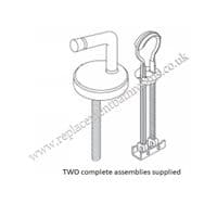 Pressalit TIVOLI toilet seat hinges pack ( top fix )