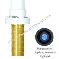 Replacement INLET VALVE for use in SPRING BATHROOMS (FORDHAMS) WC toilet cisterns