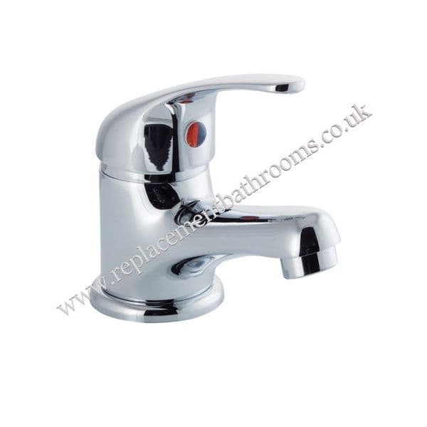 Single lever, mini mono basin mixer
