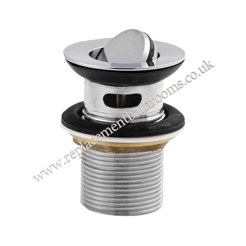 Spin top basin waste