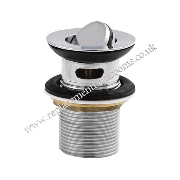 Spin top basin waste