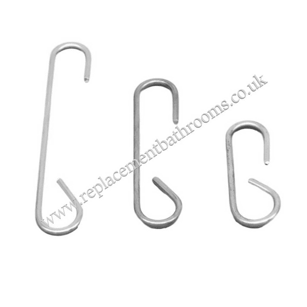 Stainless steel C links for lever flush siphon cisterns ( PK of 3 )
