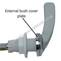 Standard plus cistern lever for Spring Bathrooms ( Fordhams) cisterns ( plain handle )
