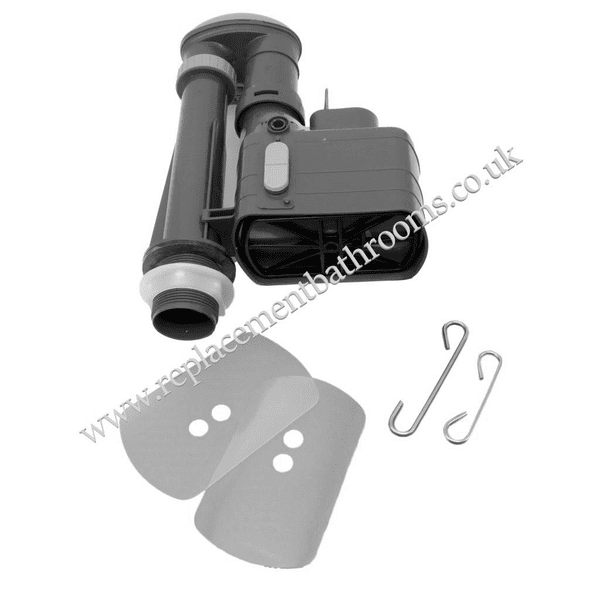 THREE PART toilet siphon replacement with integral internal overflow