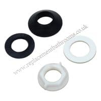 Toilet cistern inlet valve sealing washer kit