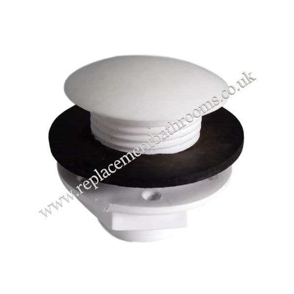 Toilet cistern over flow blanking plug