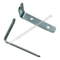 Toilet cistern wall hanger brackets (pair)  low level / high level cisterns )