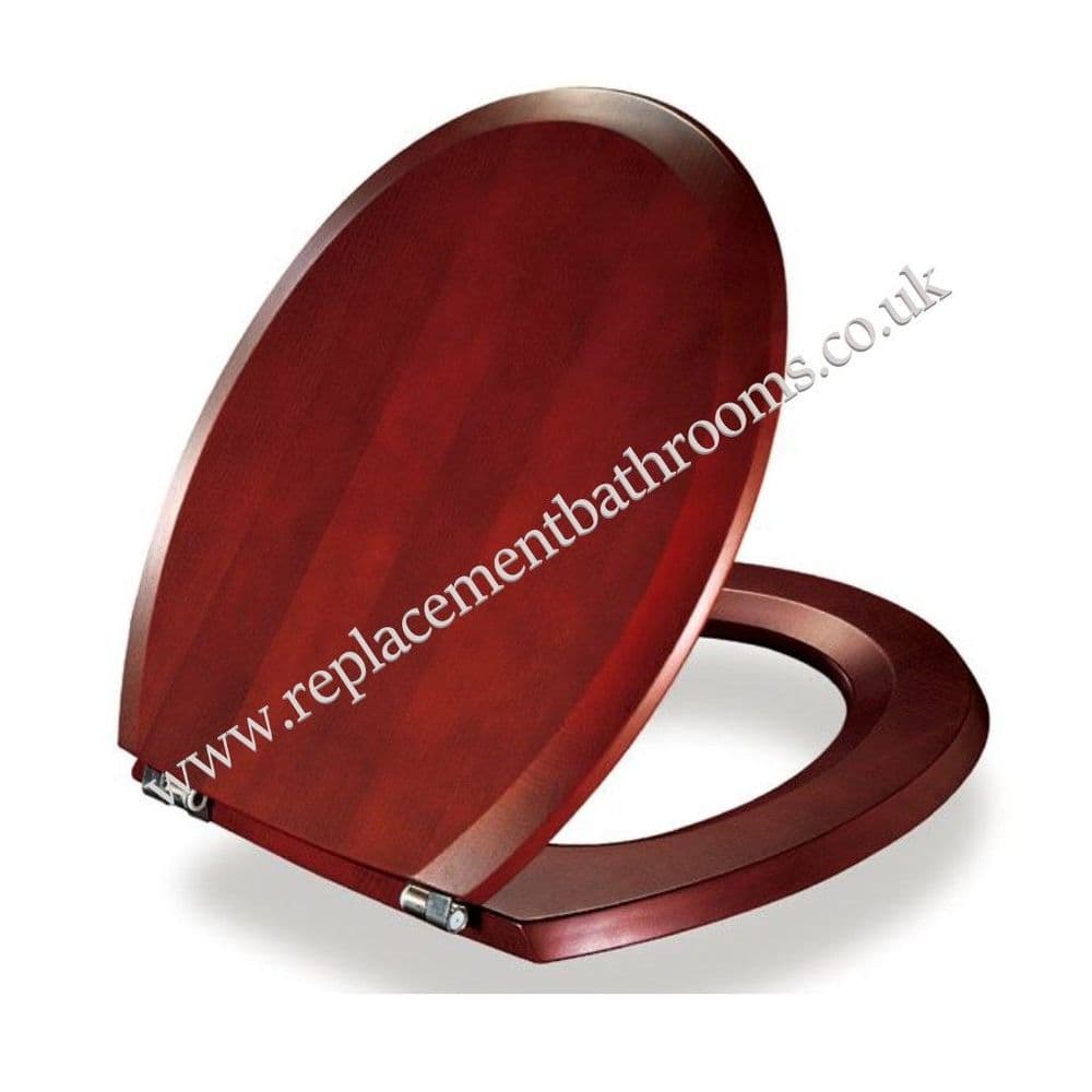 Toilet seat for Shires Bathrooms ABBEY WC pans ( solid wood )