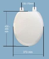 Toilet seat for Trent Batrooms TRENTLINE WC toilet pans