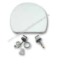 Toilet seat for Trent WAVERLEY WC pans ( metal hinges )