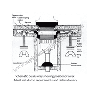 TRENT BATHROOMS Airex  / air extractor (PRF) for siphonic WC's