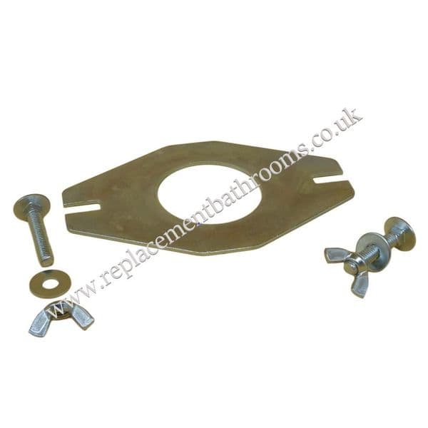 Sottini Bathrooms CLOSE COUPLING PLATE for WC toilet cisterns ( 60mm )