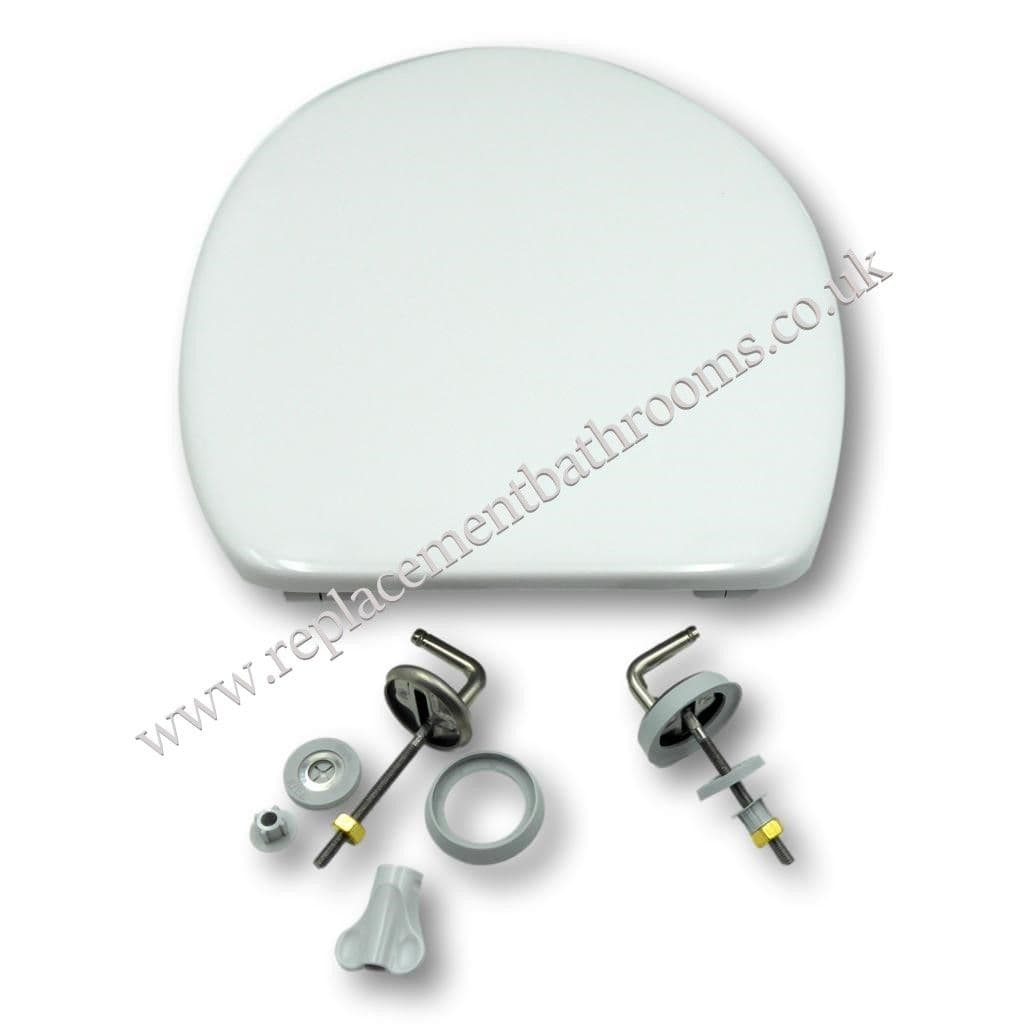 Twyfords Caradon JUPITER (12071) replacement toilet seat. 225mm hinge ...
