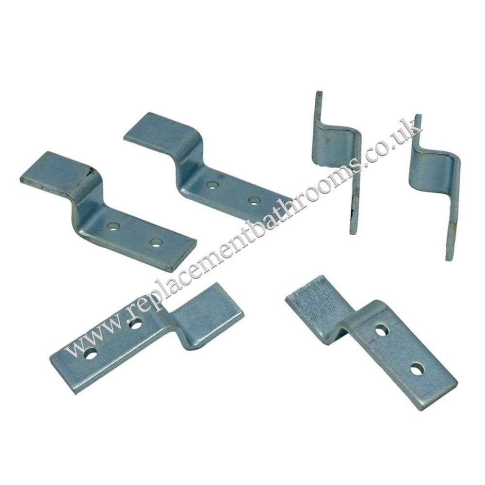 Underslung basin fixing brackets (set of six)