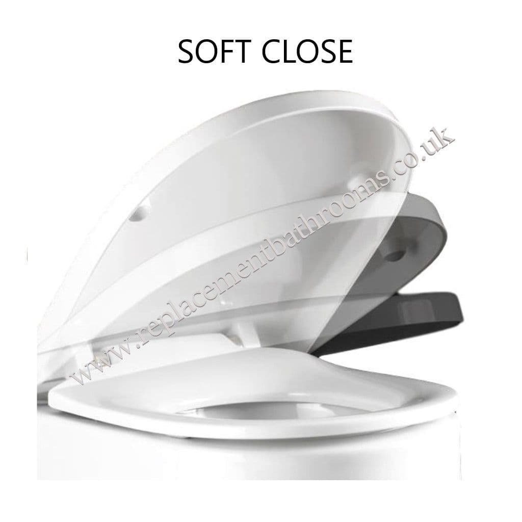 Vitra FORM 500 compatible WC toilet seat soft close