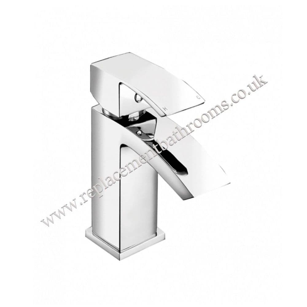 Waterfall spout, mini mono basin mixer