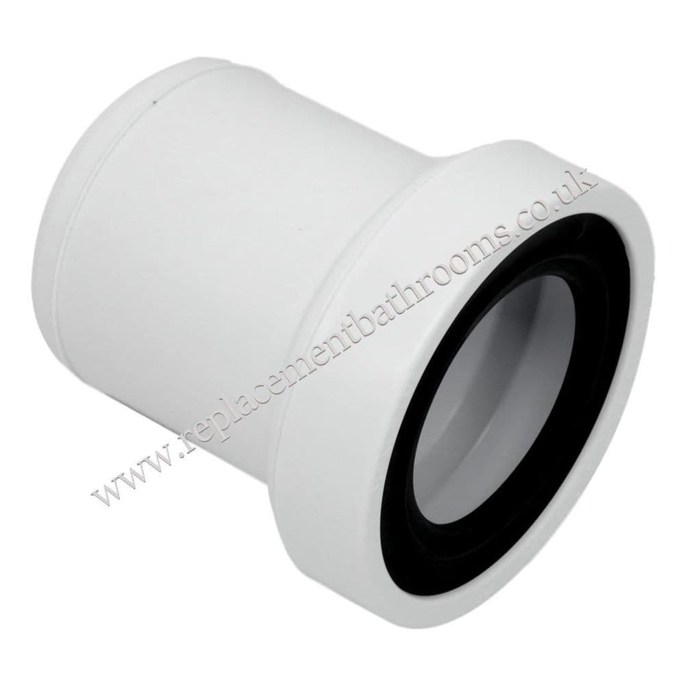 WC pan soil outlet spigot extension