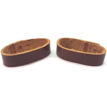 12mm Brown Leather Watch Strap Keeper