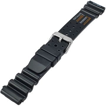 Black Rubber Divers ND Limits Watch Strap Size 18mm-22mm