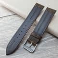 Brown Suede Leather Watch Strap Water Resistant 16mm-22mm