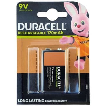 Duracell PP3 170 mAh 9V Rechargeable Battery