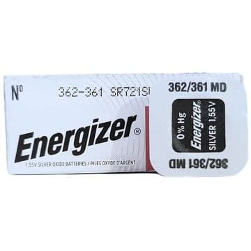 Energizer 362 SR721SW 1.5V Silver Oxide Watch Battery