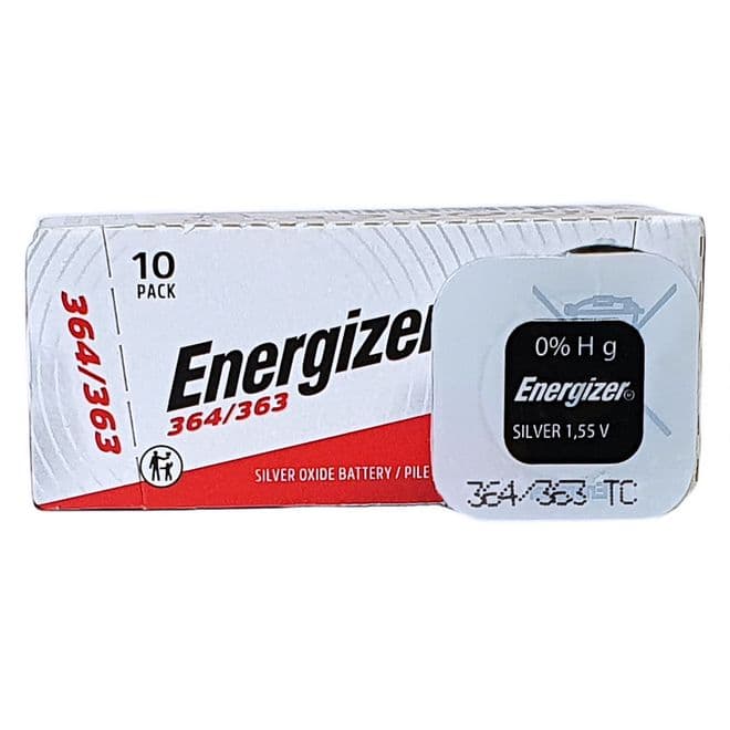 Energizer 364 SR621SW 1.5V Silver Oxide Watch Battery | Battery Buddy
