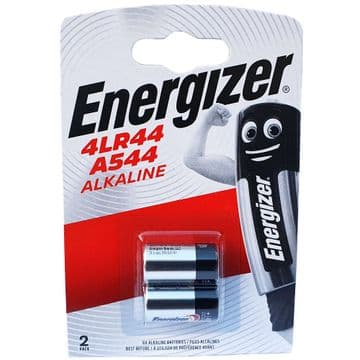 Energizer A544 4LR44 6V Alkaline Batteries (Twin Pack)