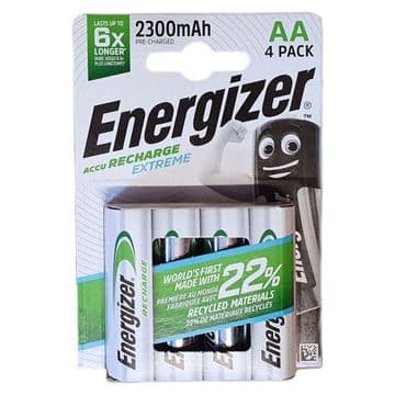 Energizer AA 2300mAh 1.2V NiMH Rechargeable Batteries