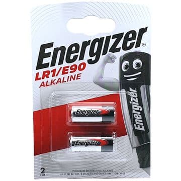 Energizer LR1 / E90 1.5V Alkaline Batteries (Twin Pack)