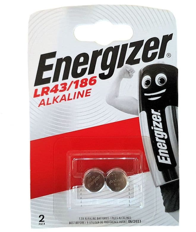 Energizer LR43/186 1.5V Alkaline Batteries | Battery Buddy