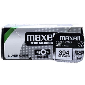 Maxell 394 SR936SW 1.5V Silver Oxide Watch Battery