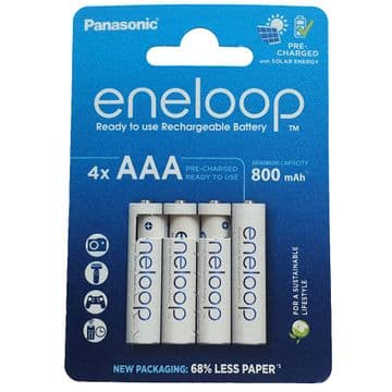 Panasonic Eneloop AAA 800 mAh Rechargeable Batteries