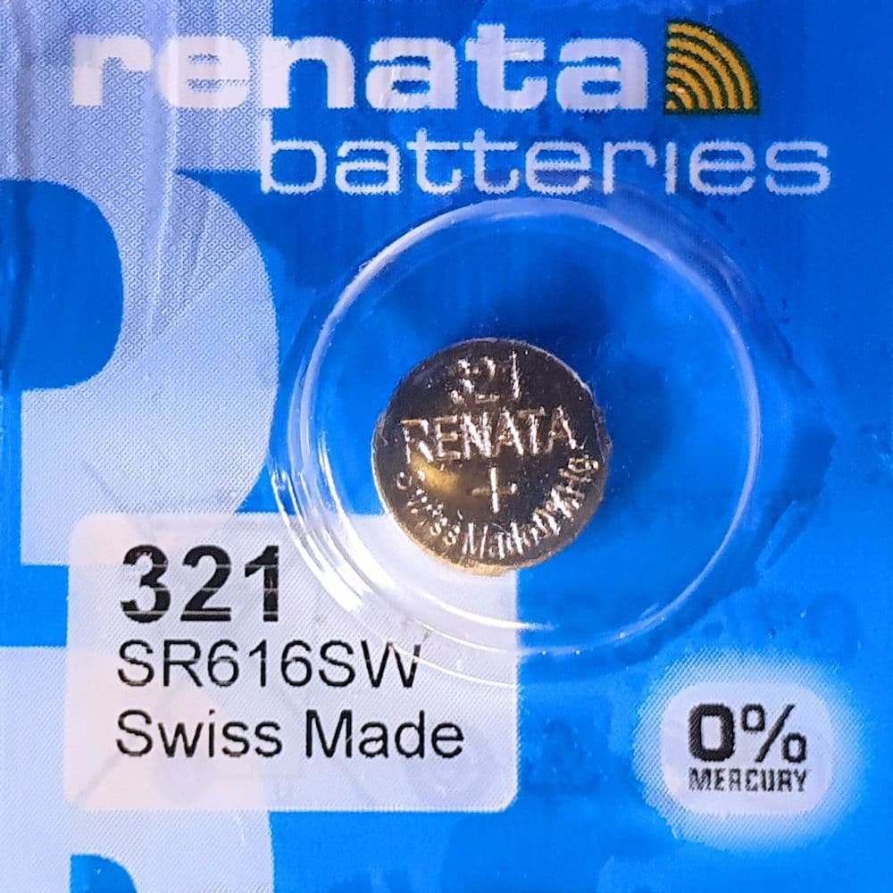 Renata 321 SR616SW Silver Oxide Watch Battery Battery Buddy