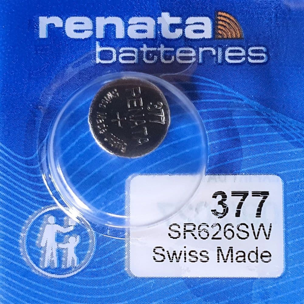 Renata 377 Battery Renata 377 SR626SW Silver Oxide Watch Battery