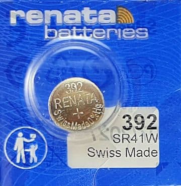 Renata 392 SR41W 1.55V Silver Oxide Watch Battery