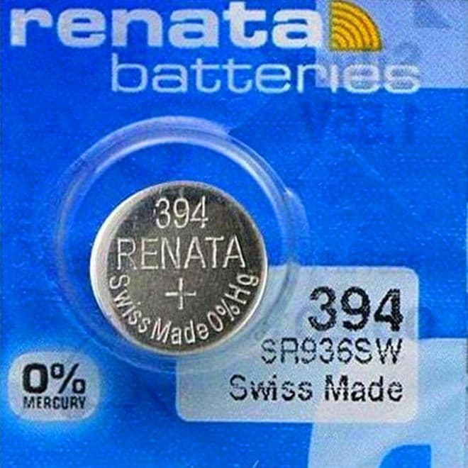 Renata 394 SR936SW 1.55V Silver Oxide Watch Battery | Battery Buddy