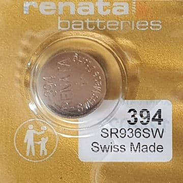 Renata Premium 394 SR936SW 1.5V Silver Oxide Watch Battery
