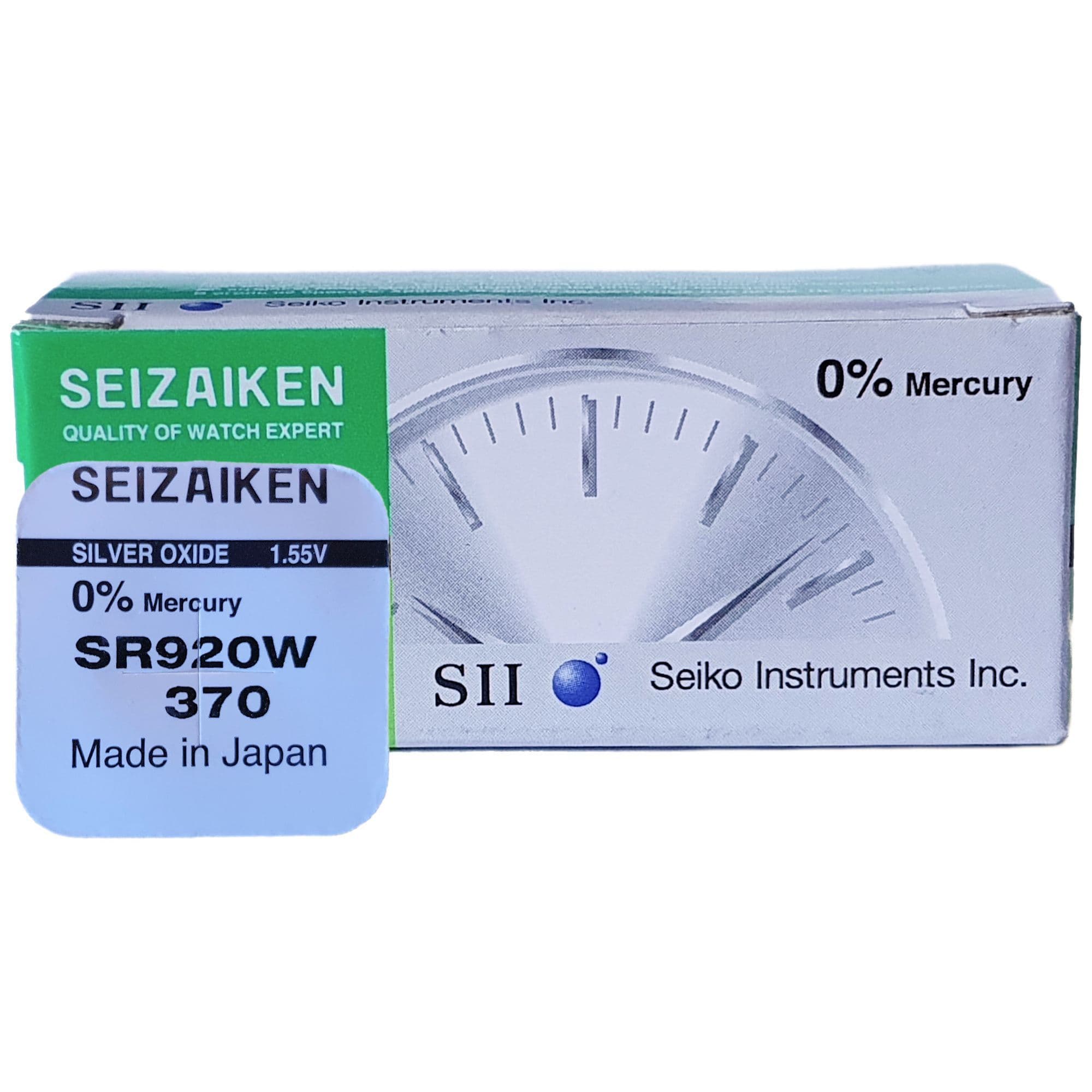 Seiko 370 SR920W Silver Oxide Watch Battery Battery Buddy